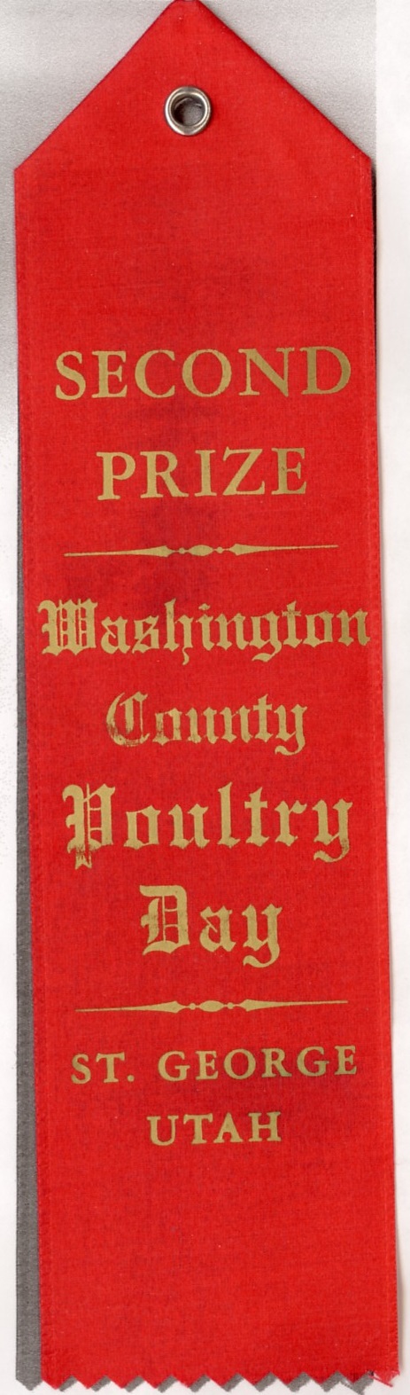 Washington County Poultry Day Ribbon