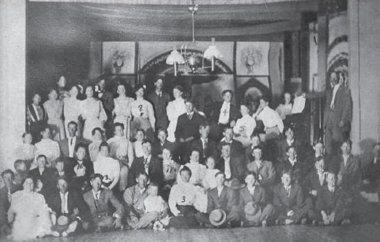People inside of the Leeds Social Hall