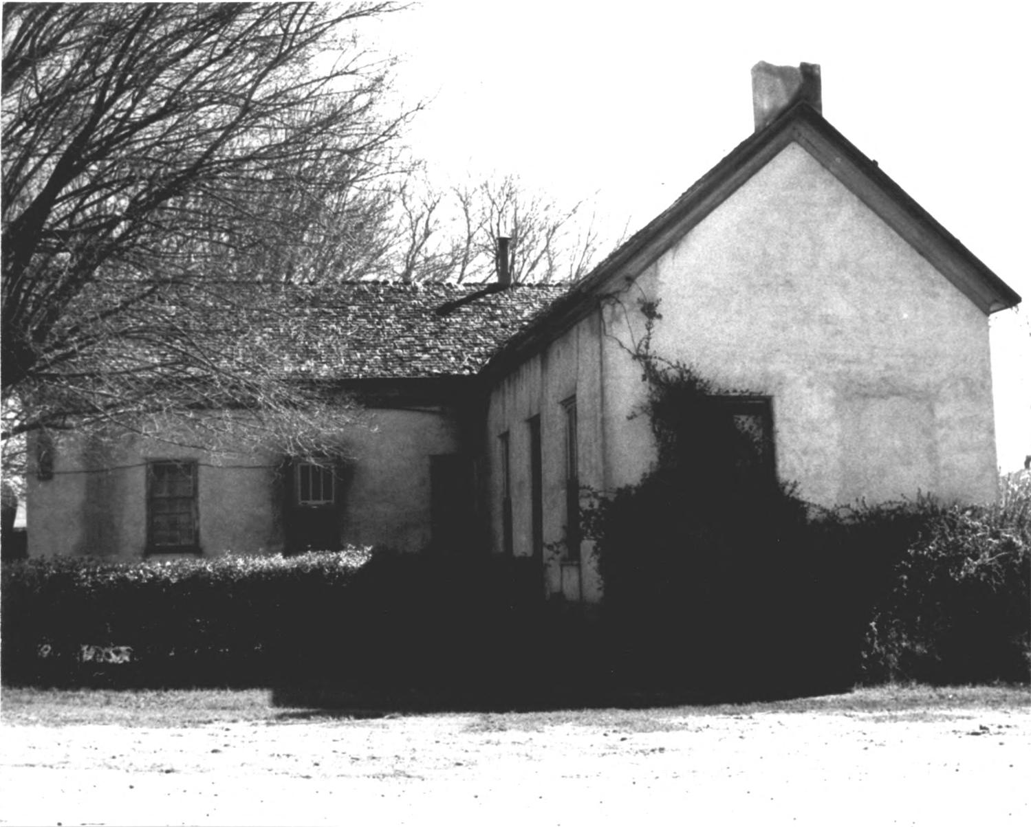 West side of the Washington Relief Society house