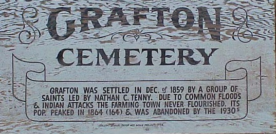 Grafton Cemetery Sign