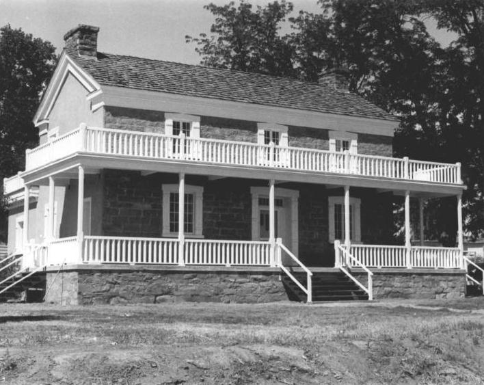 Front of the Covington Mansion