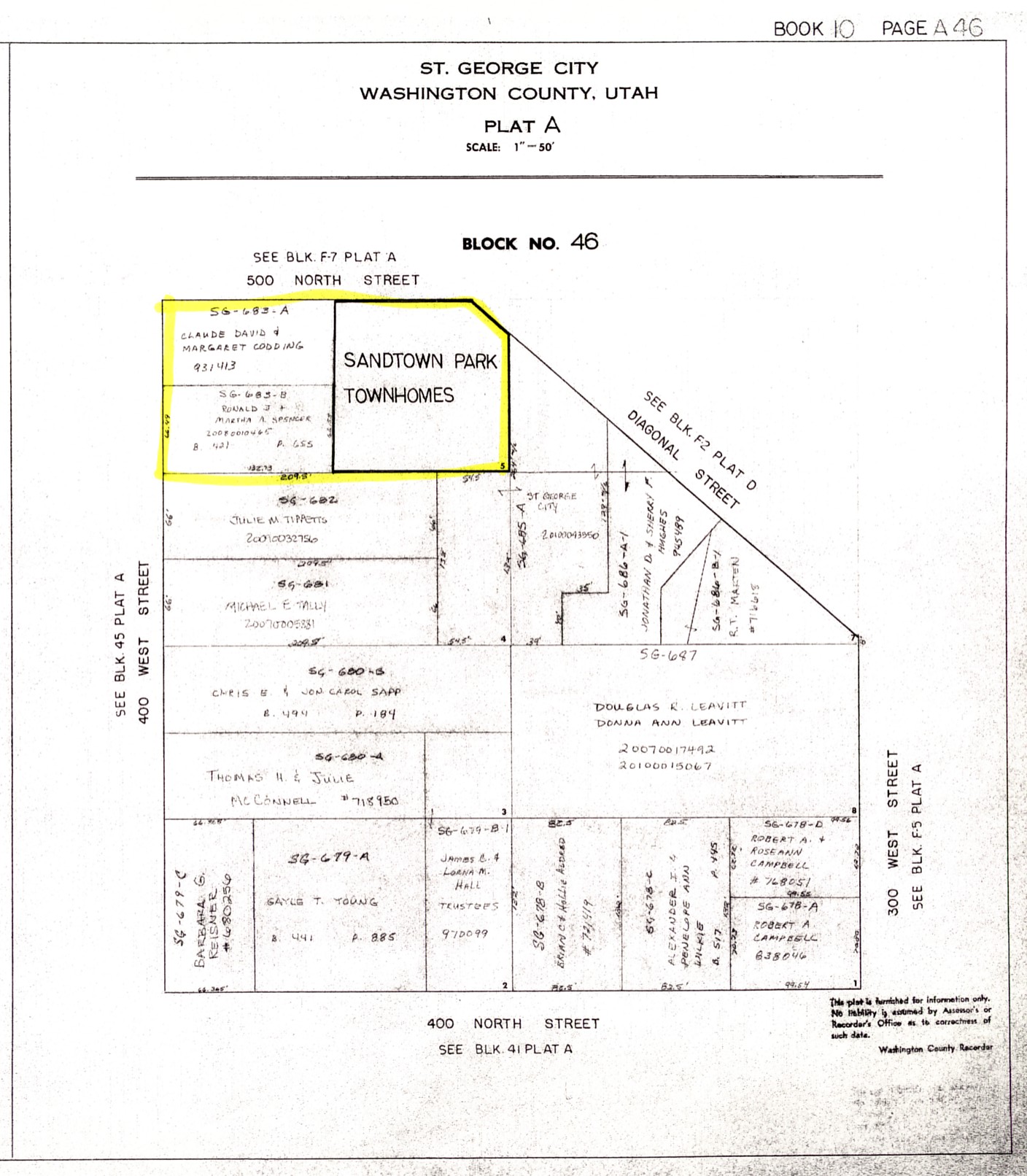Block where the Henry Miller home is located