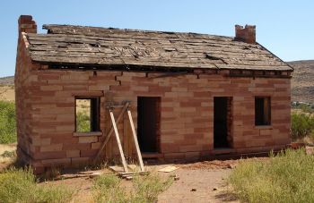 Orson B. Adams home before restoration
