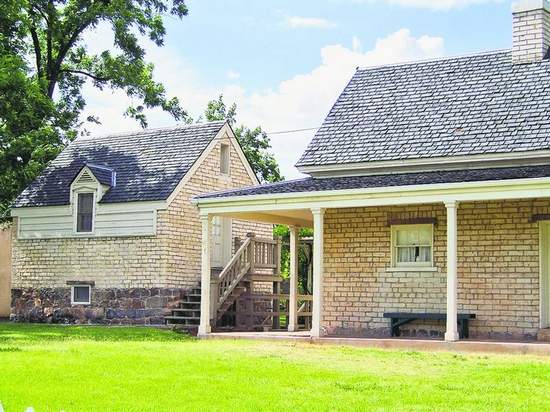 Back of the William F. Butler Home and Granary