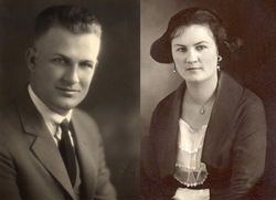 Melvin & Harriet Cox in 1924