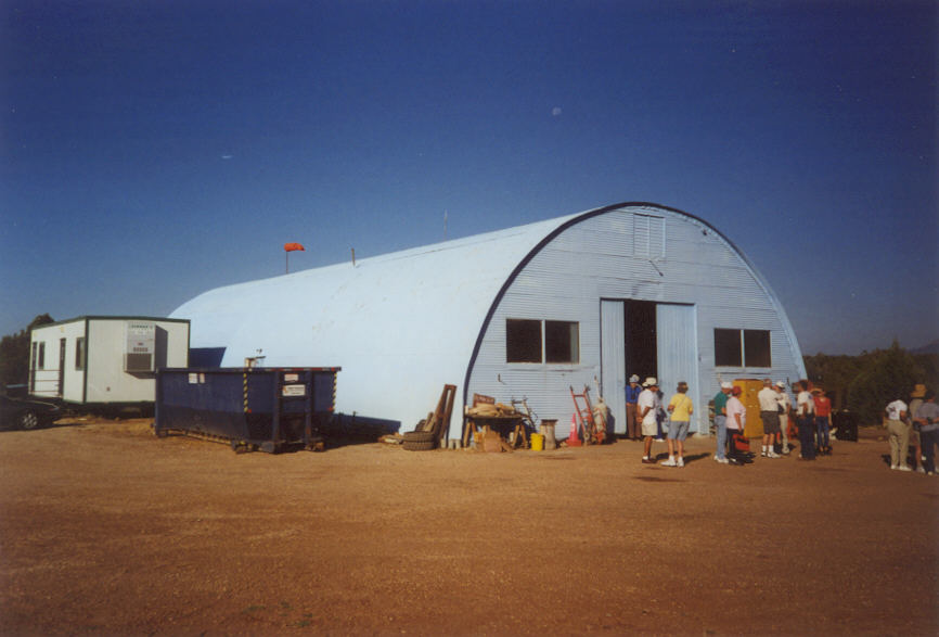 Quonset hut main building
