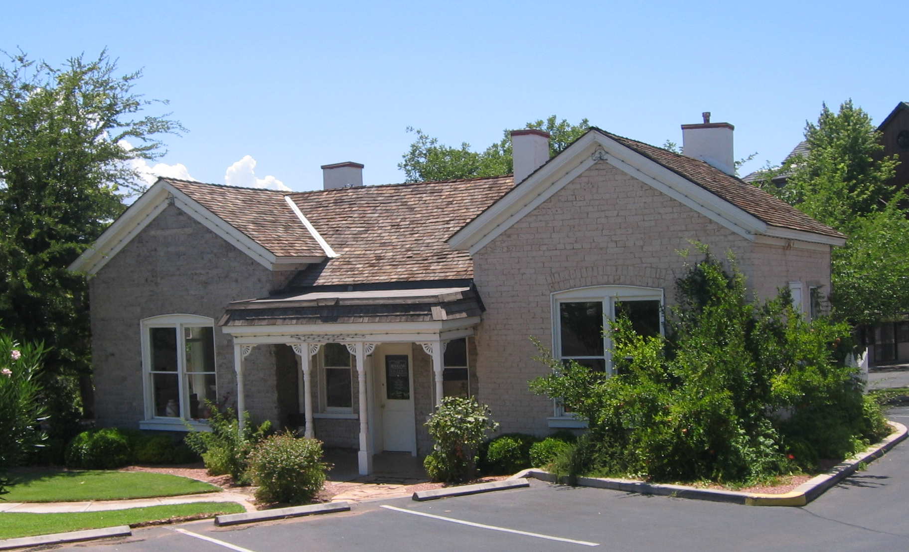 Front of the Samuel Miles Jr. home