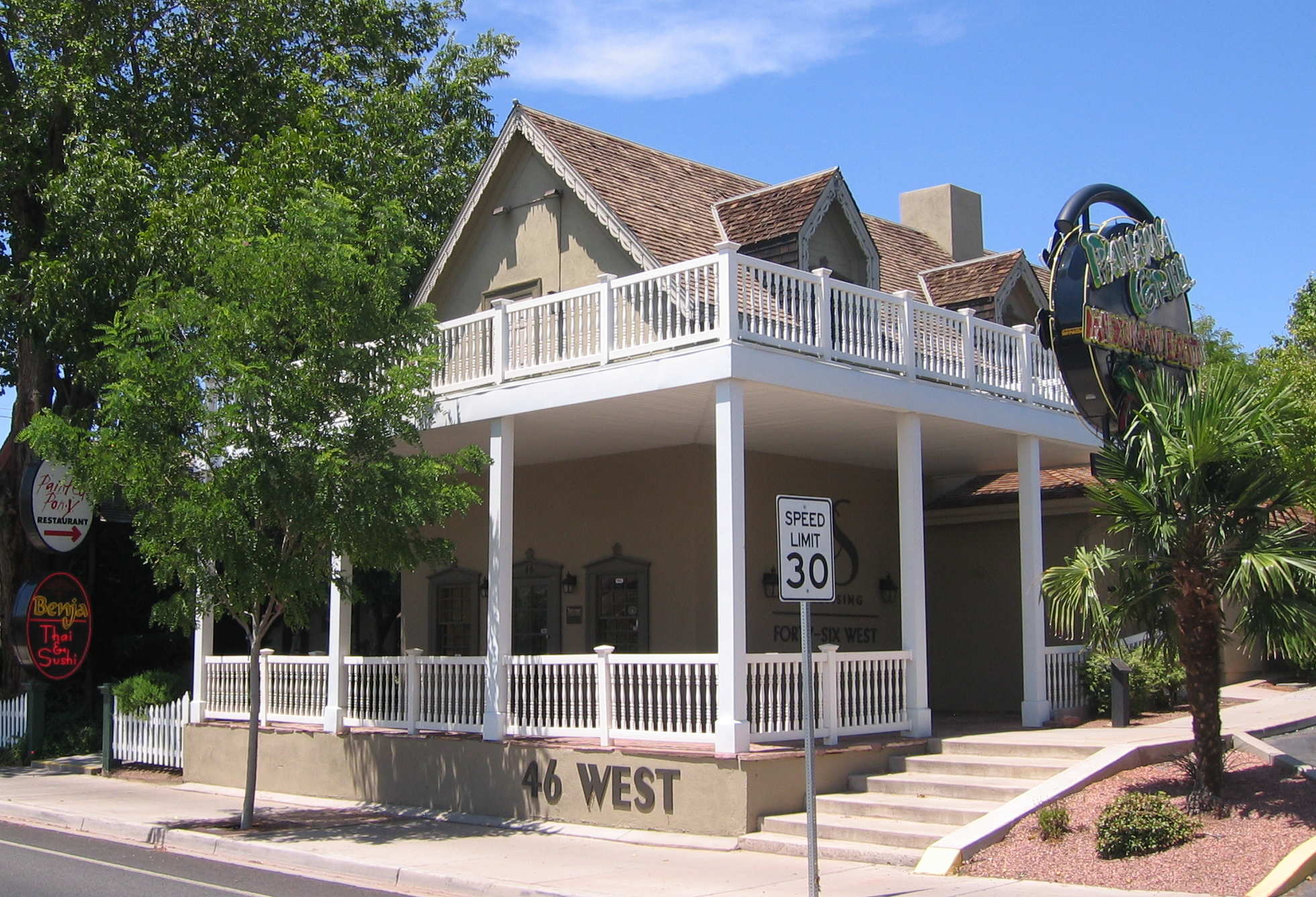 South and east sides of the Augustus Hardy home