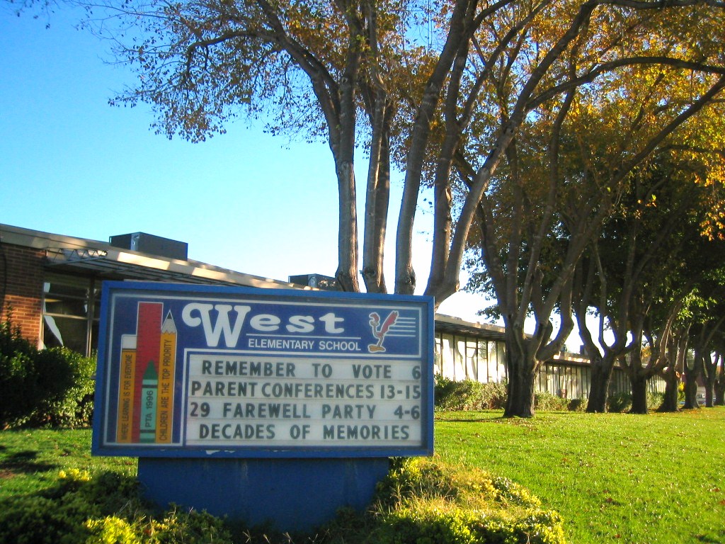 Marquee and south side looking east