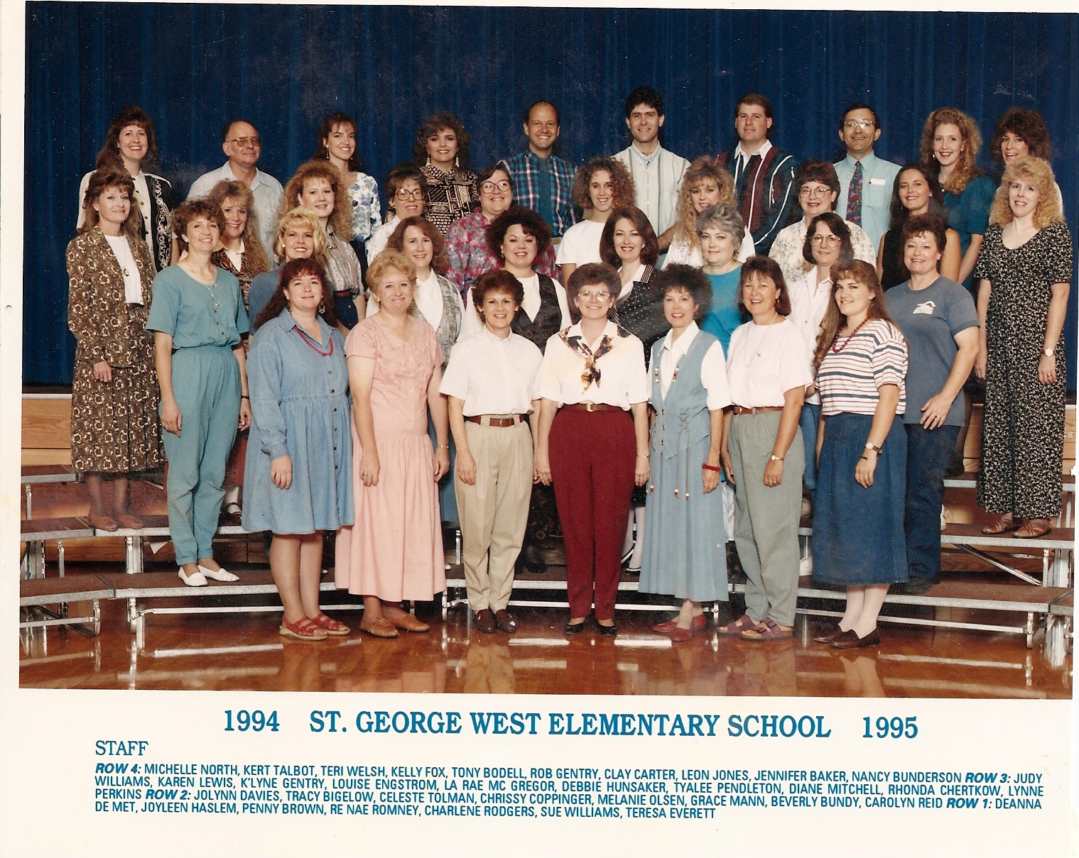 WCHS-00250 West Elementary School 1994-1995 Faculty