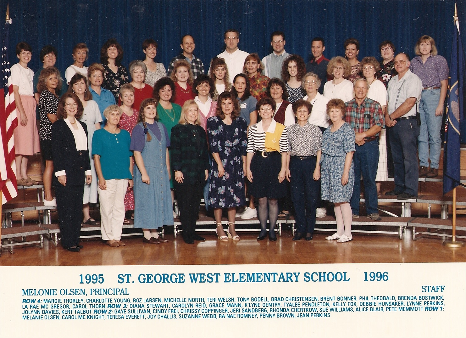 WCHS-00251 West Elementary School 1995-1996 Faculty