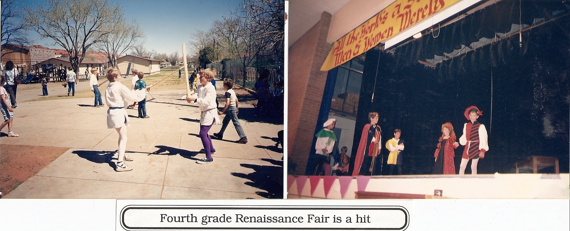WCHS-00307 4th grade renaissance fair at West Elementary School