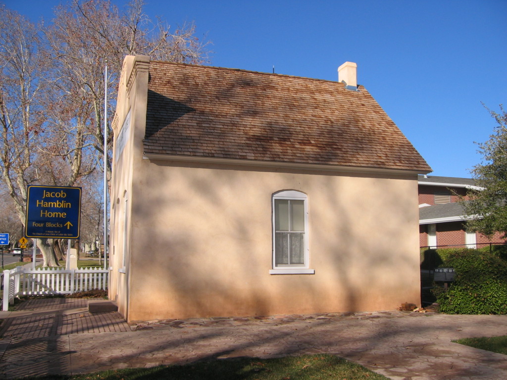 East side of the Santa Clara Relief Society House