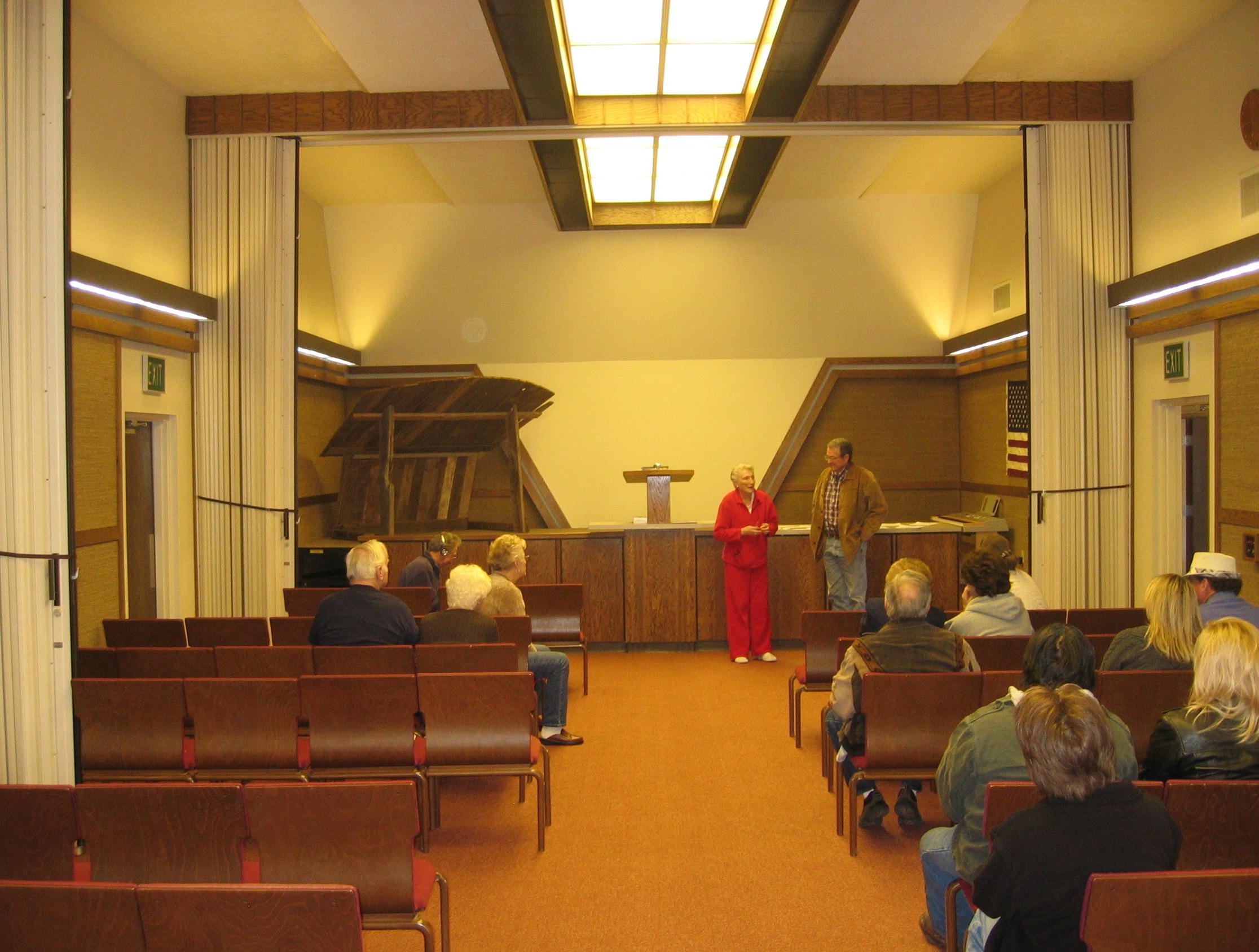 Front of the old chapel