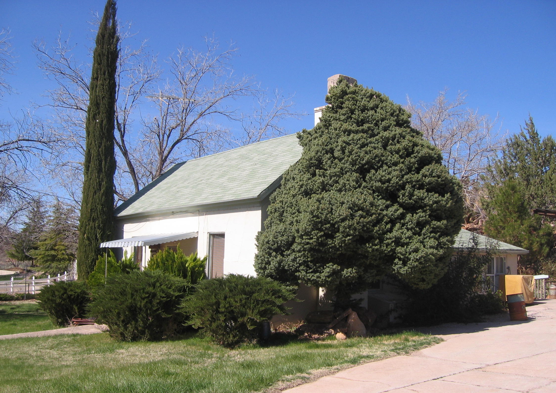 East and North Sides of the Holt Home