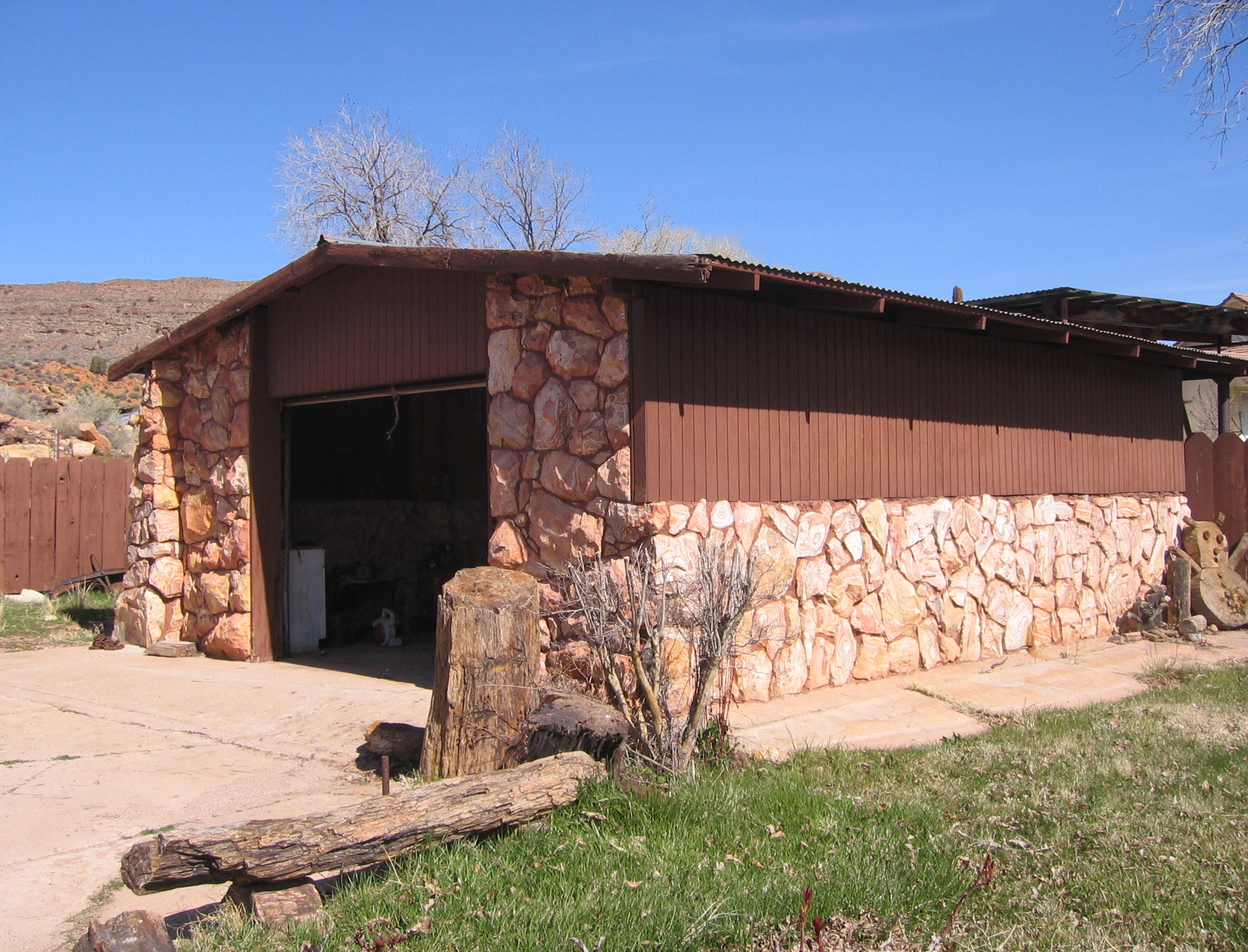 Garage at the Holt Home
