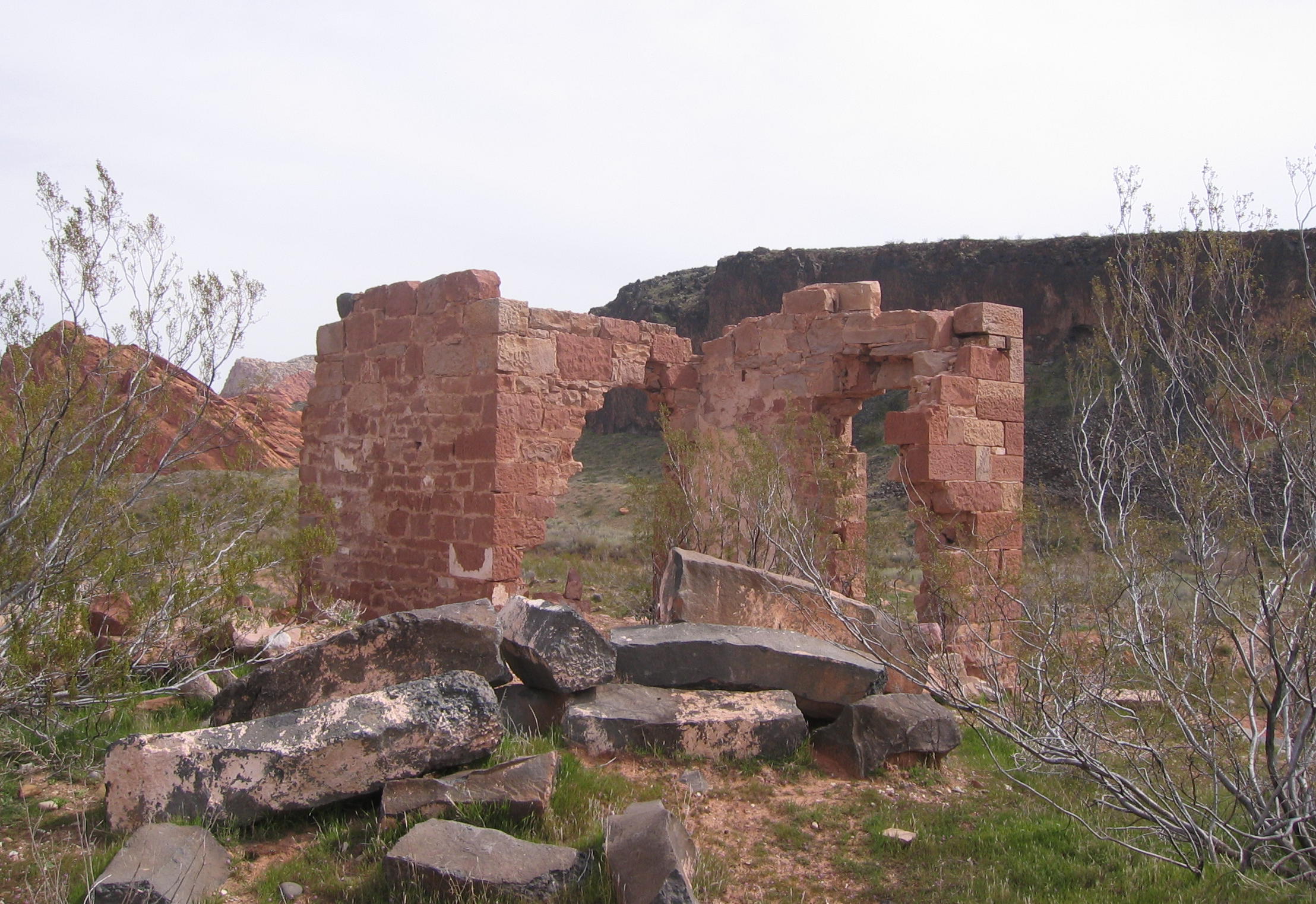 Ruins of the old Stormont Mill