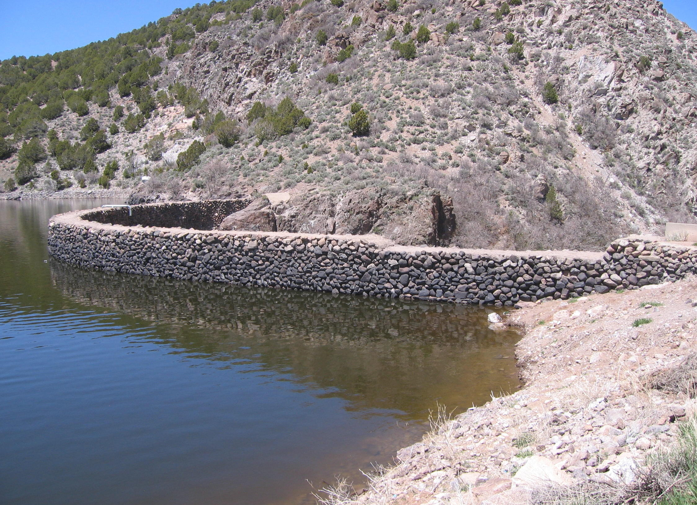 Upstream Side of the Enterprise Dam
