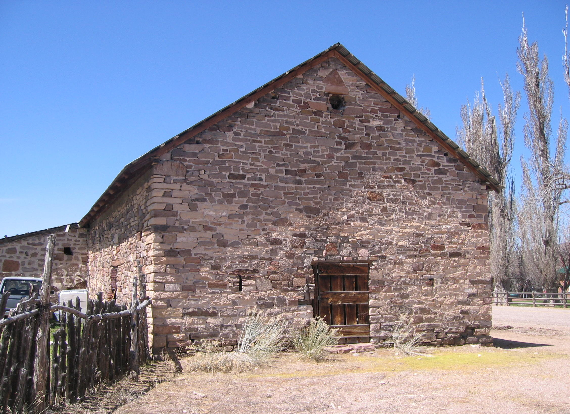 Southeast Corner of the Rock Barn