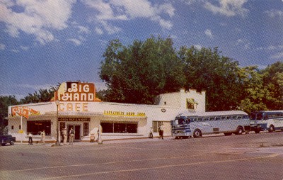 Big Hand Cafe in the 1950s