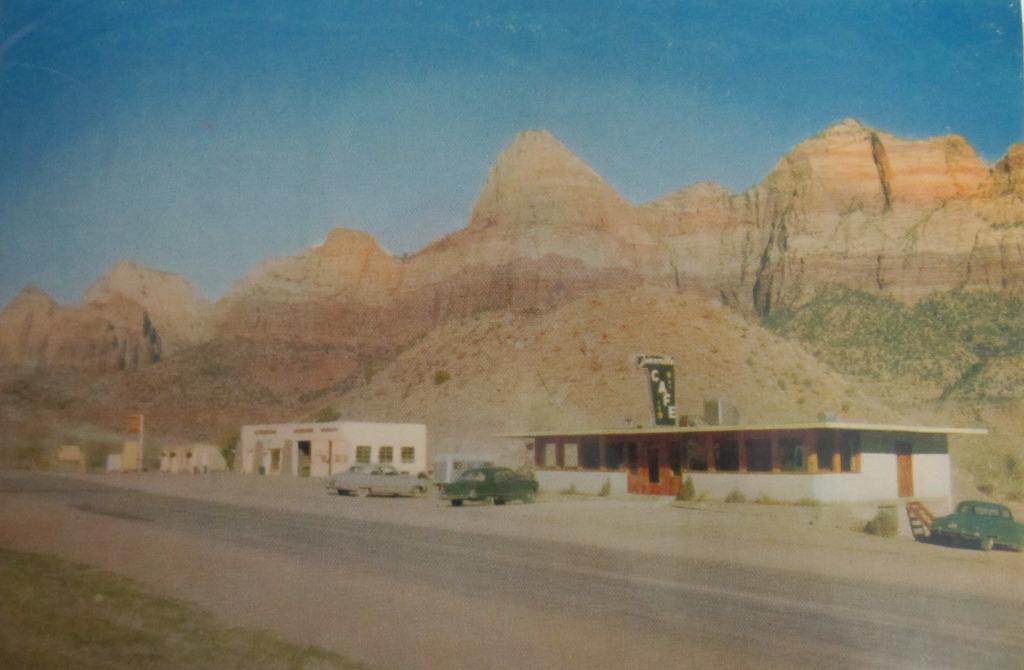 Photo of the old Zionville Market and Zionville Cafe