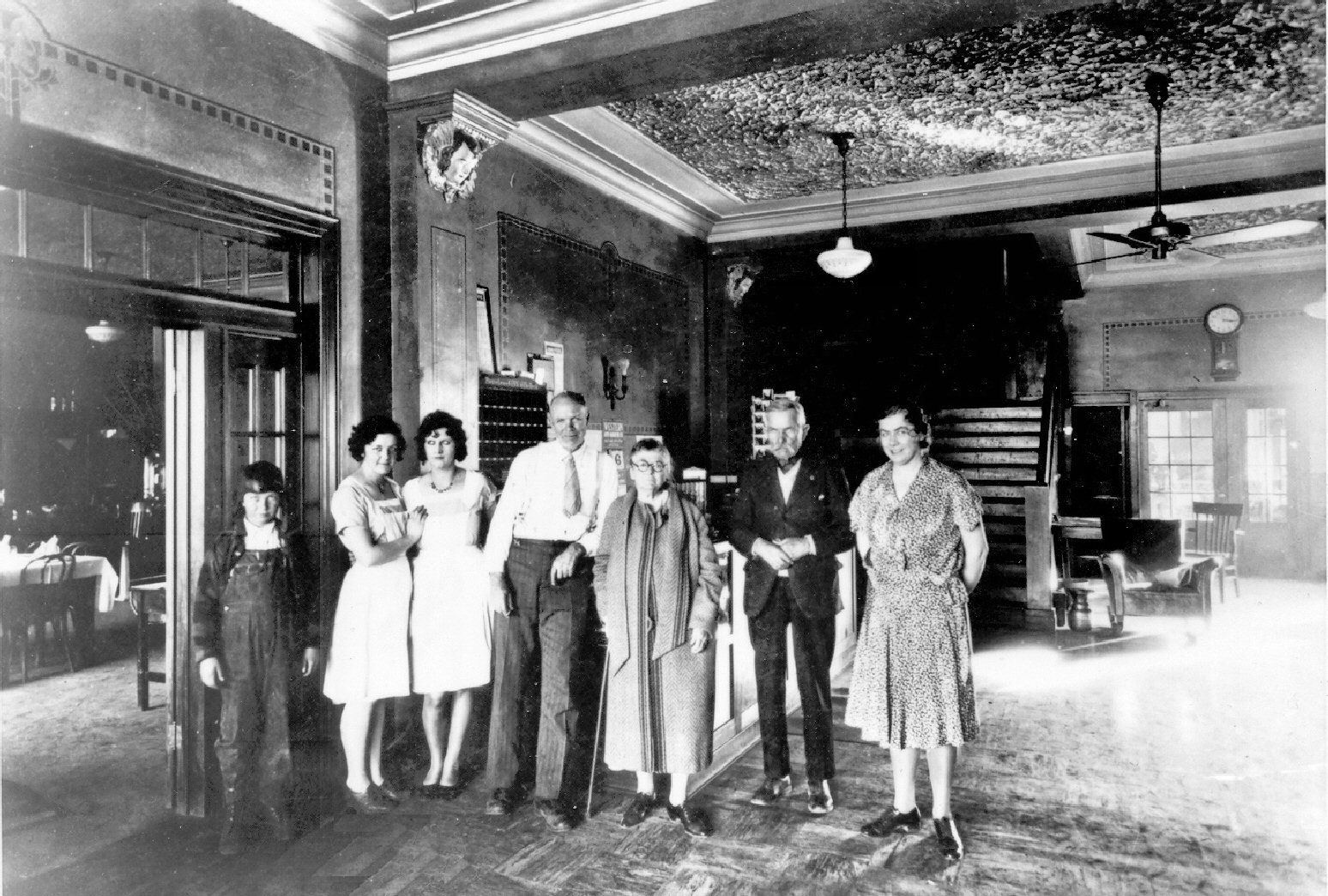 Lobby in the Arrowhead Hotel