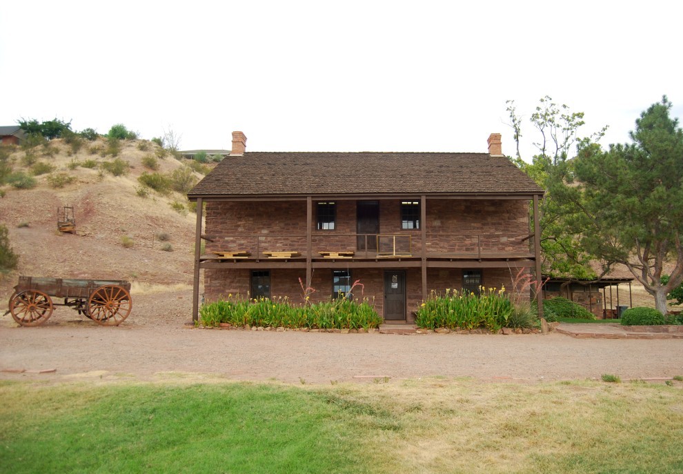 Front of the Jacob Hamblin home