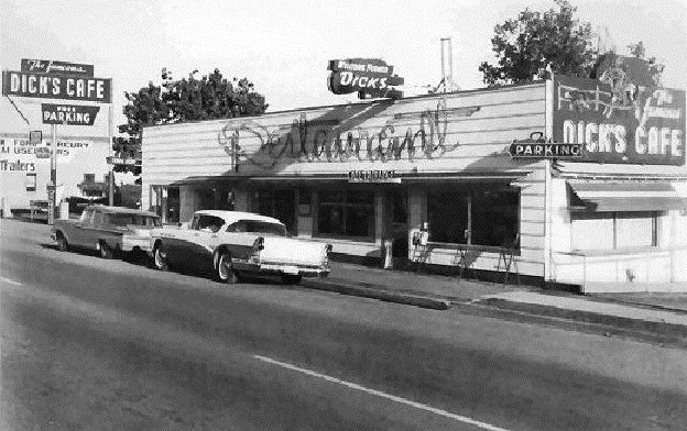 Dick's Cafe in the 1950s