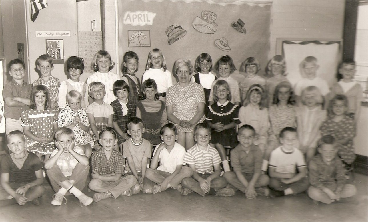 Mrs. Peterson's 1967-1968 first grade class