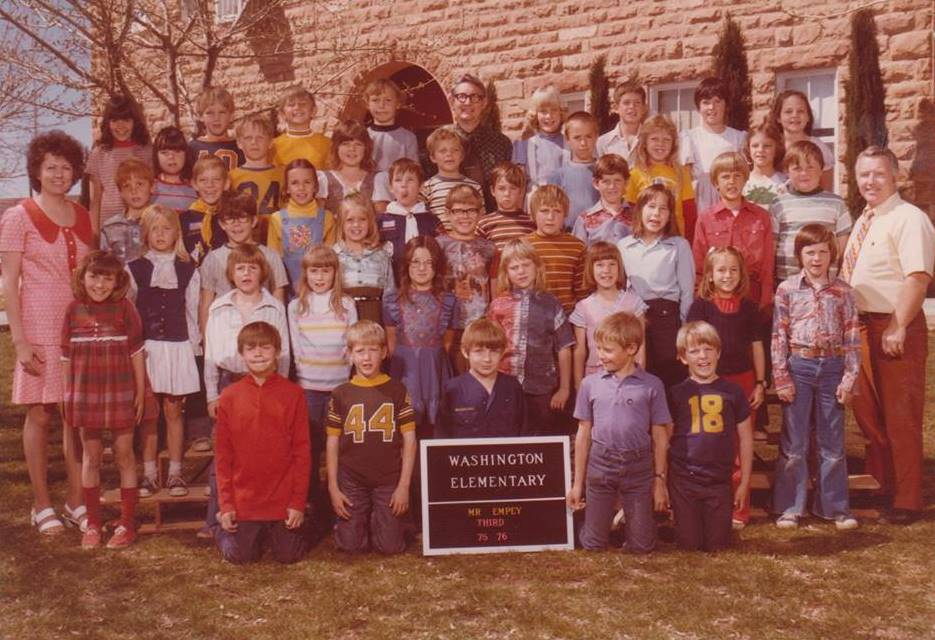 Mr. Empey's 1975-1976 third grade class at the Washington School