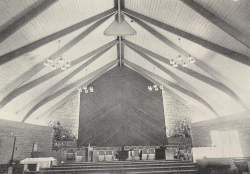 Inside of the chapel in the Washington Ward Building