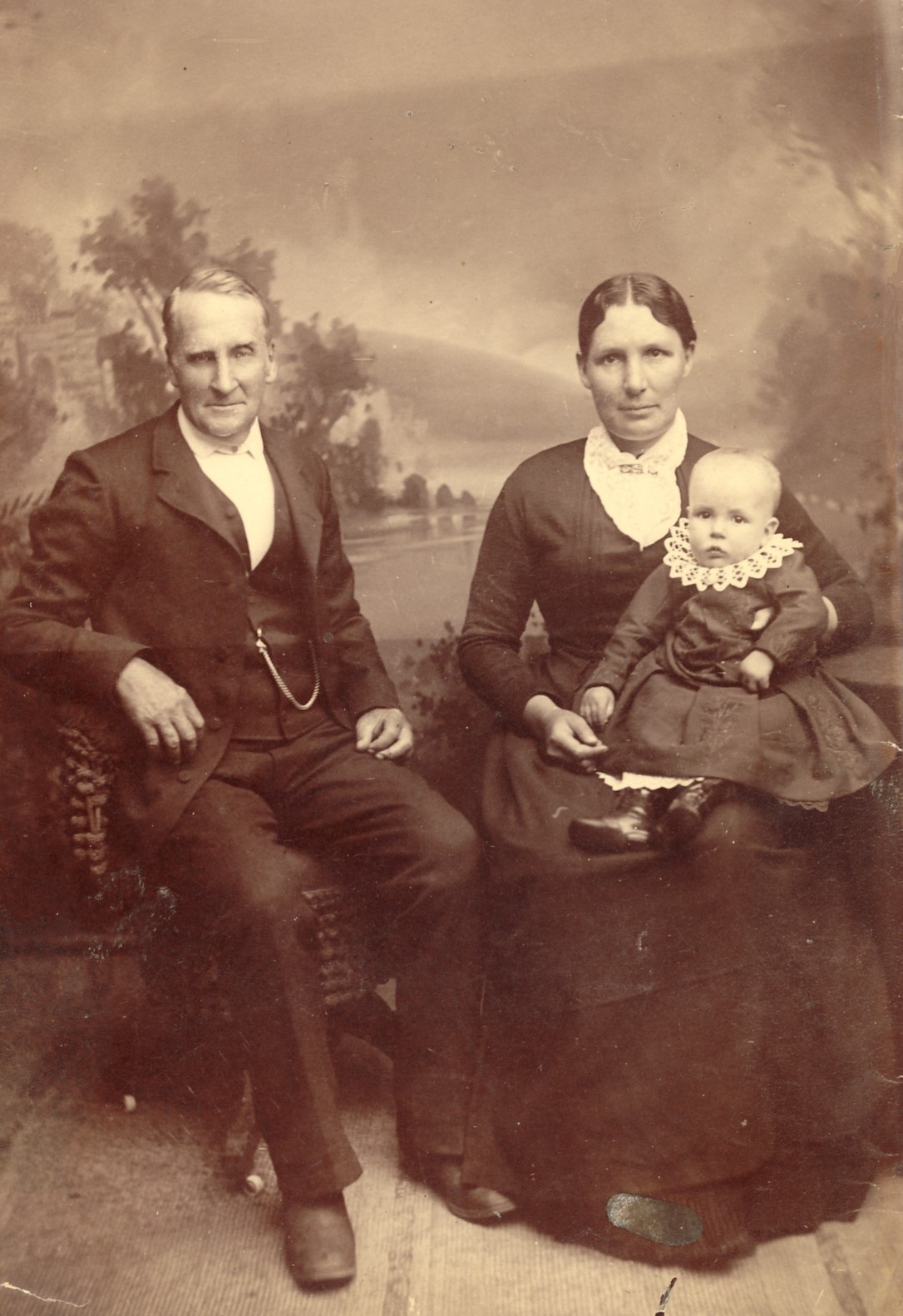 John Powell & Martha Truman Ashby Powell (holding baby ???)