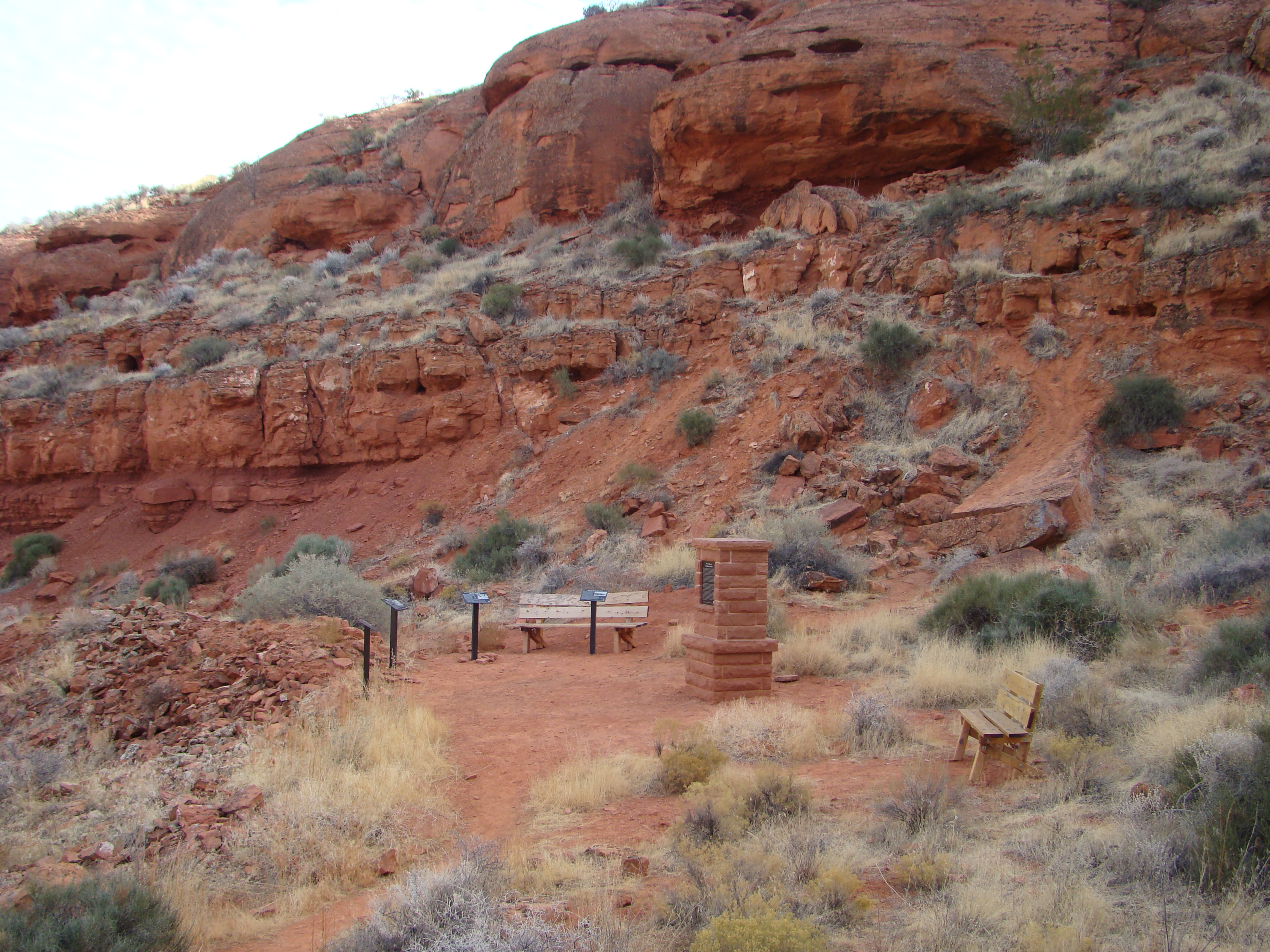 St. George Sandstone Quarry viewing area