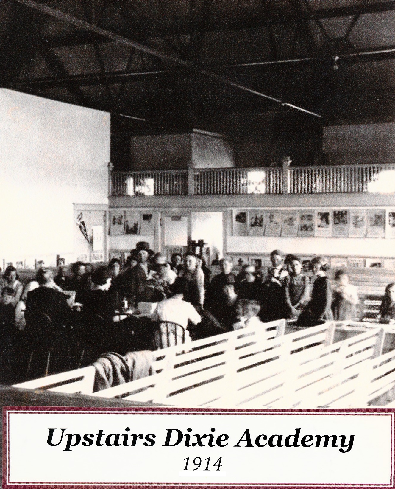 Upstairs at the Dixie Academy Building